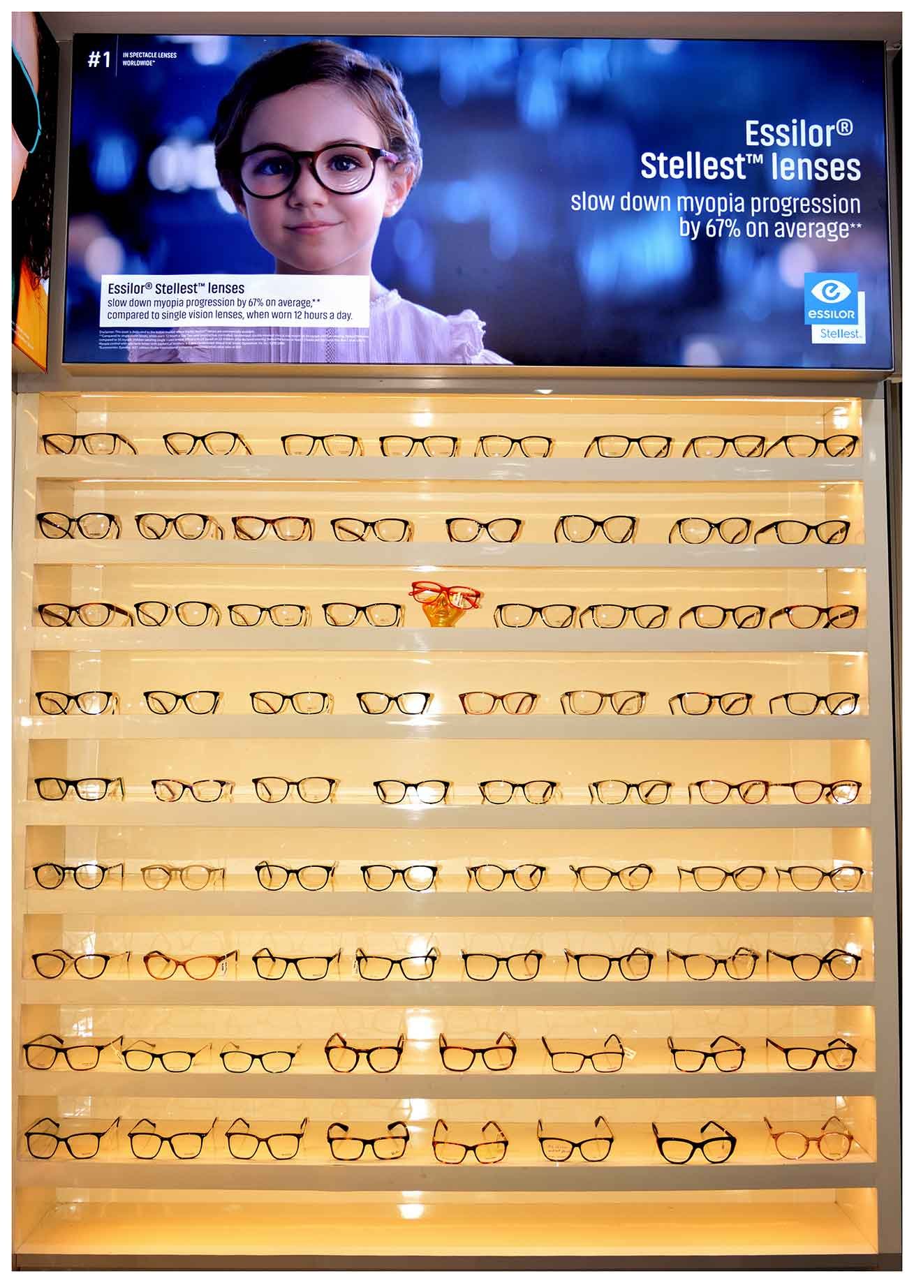 Interior Display at Neha Opticals